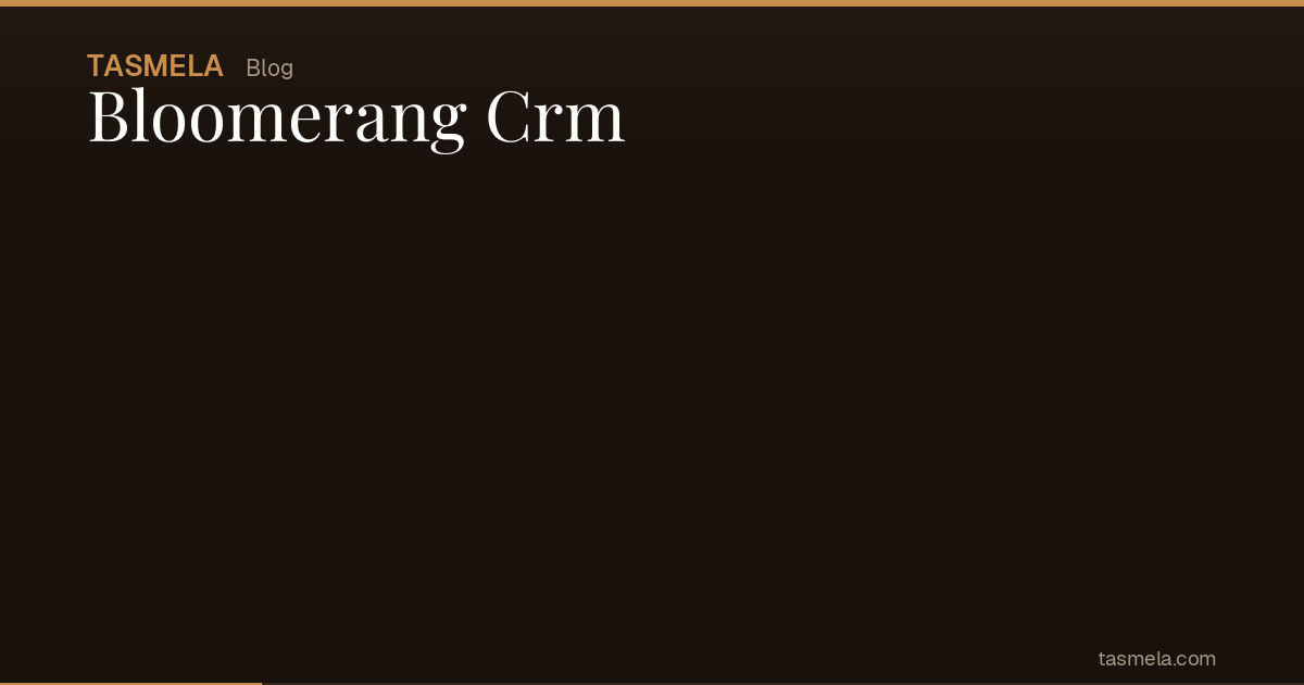 Bloomerang Crm