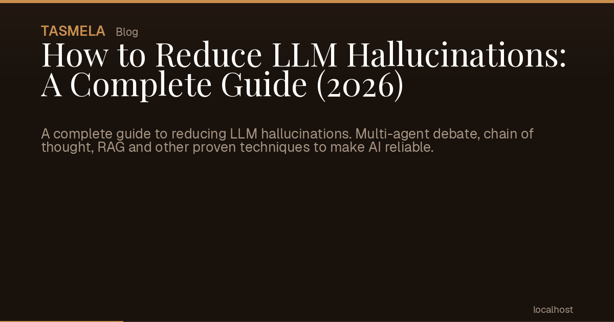 How to Reduce LLM Hallucinations: A Complete Guide (2026)