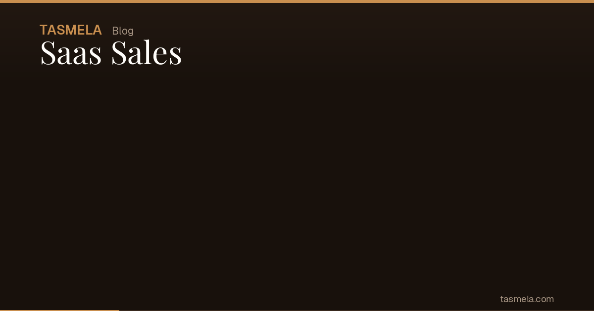 Saas Sales